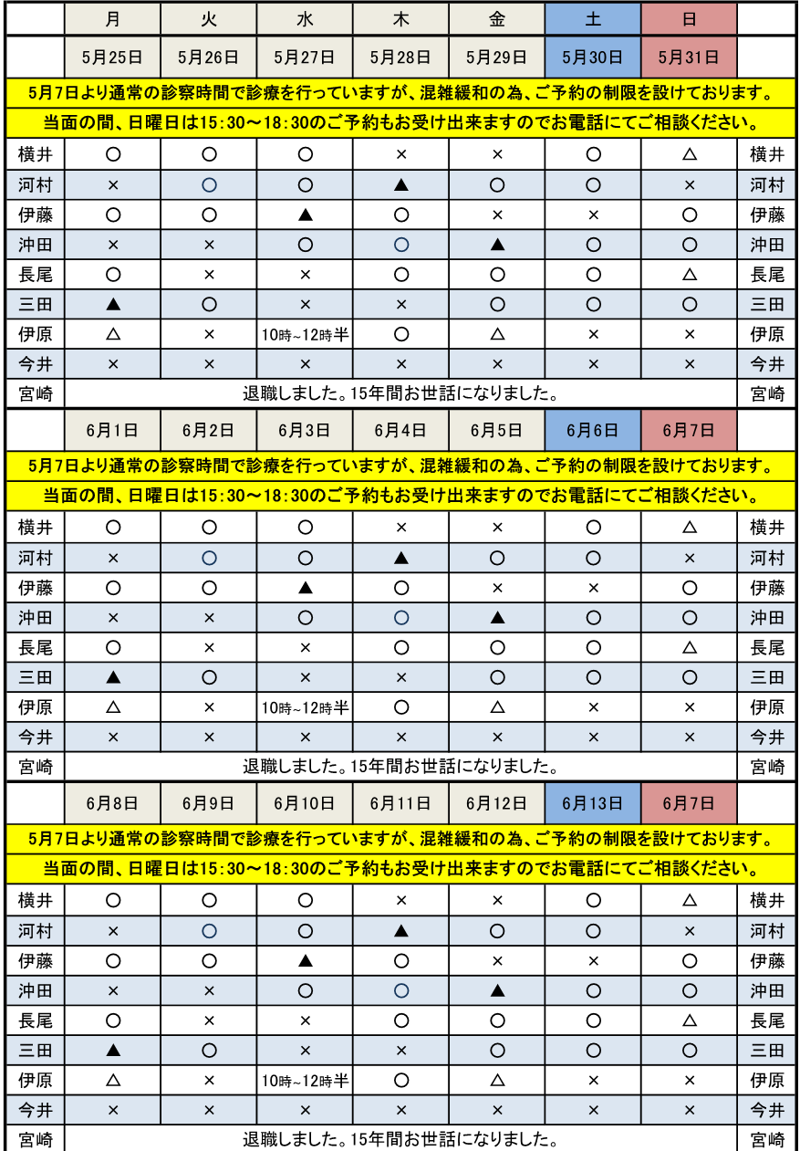 勤務表
